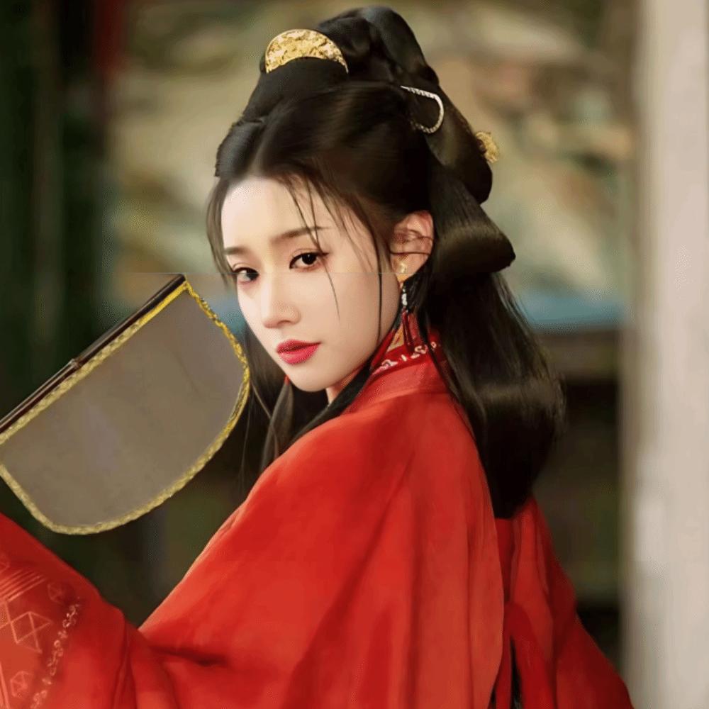 Headdress Chinese Ancient Wig Antique Hanfu Wig Headband Wei-Jin Style Lazy Costume Wig  Novice