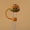 1PC Silicone Sealing Straw Plug Reusable Drinking Dust Cap Cartoon Plugs Tips Cover Suit Kitchen Cup DIY Accessories