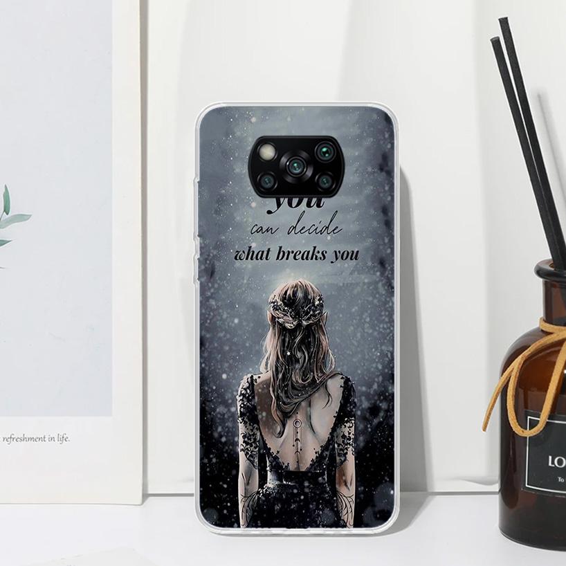 A Court Of Mist And Fury Phone Case For Xiaomi Poco X7 X6 X5 M7 M8 Pro F7 Ultra Redmi 15C 15 13C 13 12C 12 10 10C 10A Art Fundas