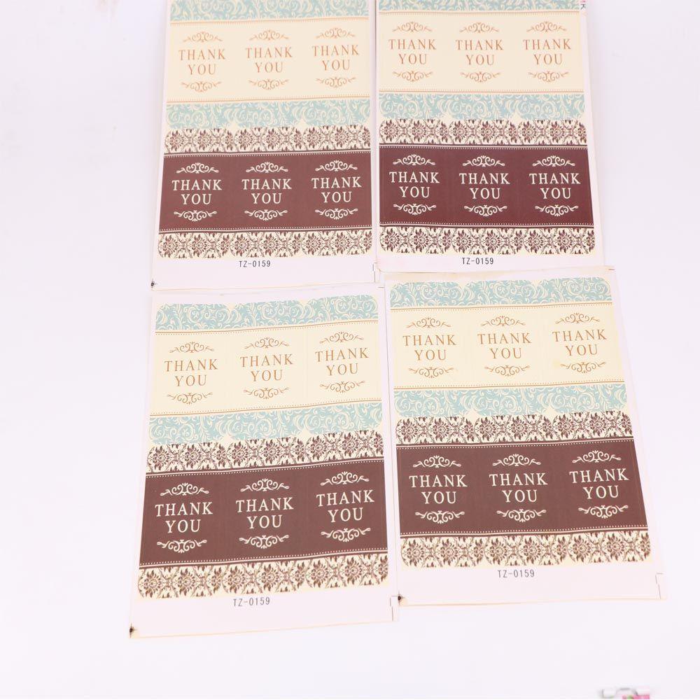 Self-adhesive Thank You Labels Paper Labels Stickers Sealing Sticker Cake Candy Box Gift Box