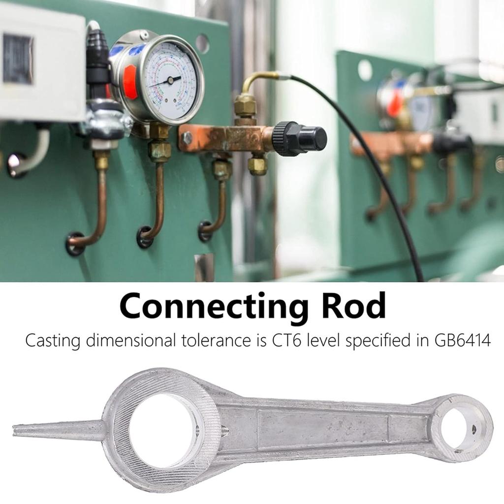 Biella Biella e Componenti in Alluminio Pressofuso Bielle Biella con Punta Conica Ferramenta per Bielle Attrezzi per Compressore d'Aria 12x20x85mm