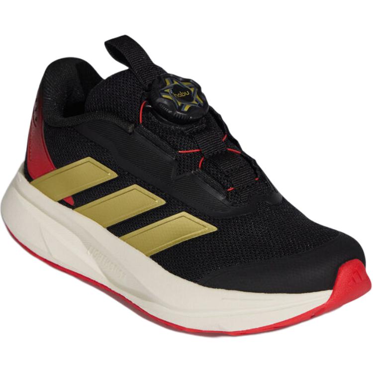 Adidas Duramo Low top Running Shoes Black Gold Red Kids' KI4120