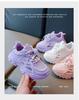 Girls shoes sneakers 2025 summer new mesh breathable medium and large children girls dad shoes children's white shoes tide