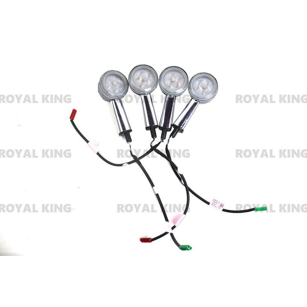 Royal Enfield Super Meteor & Classic 650 "Silver LED Indicators" Chrome