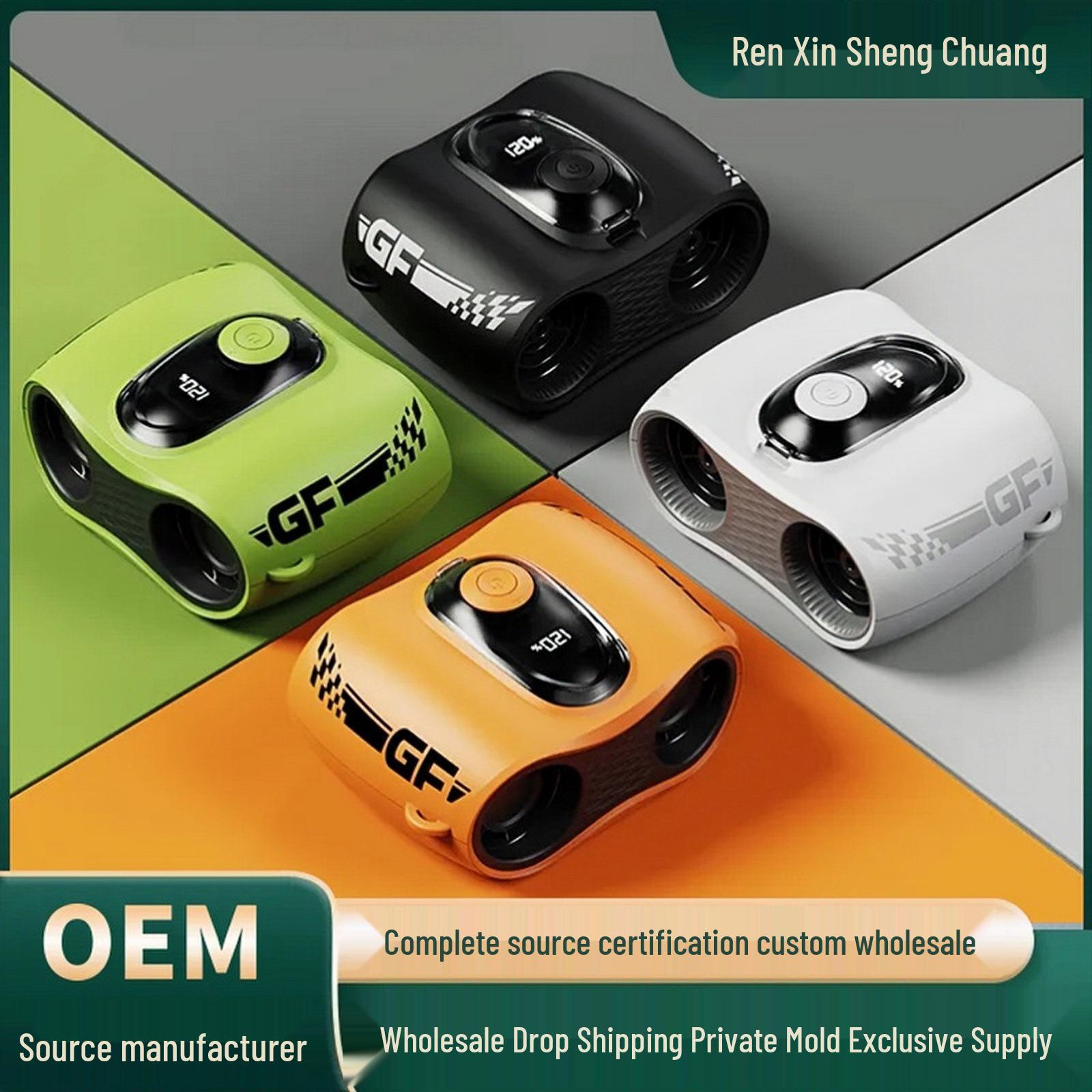 

Portable USB Rechargeable Fan: High-Speed, 120 Gears, Wearable & Desktop Use Black 5200mAh (No Stand)