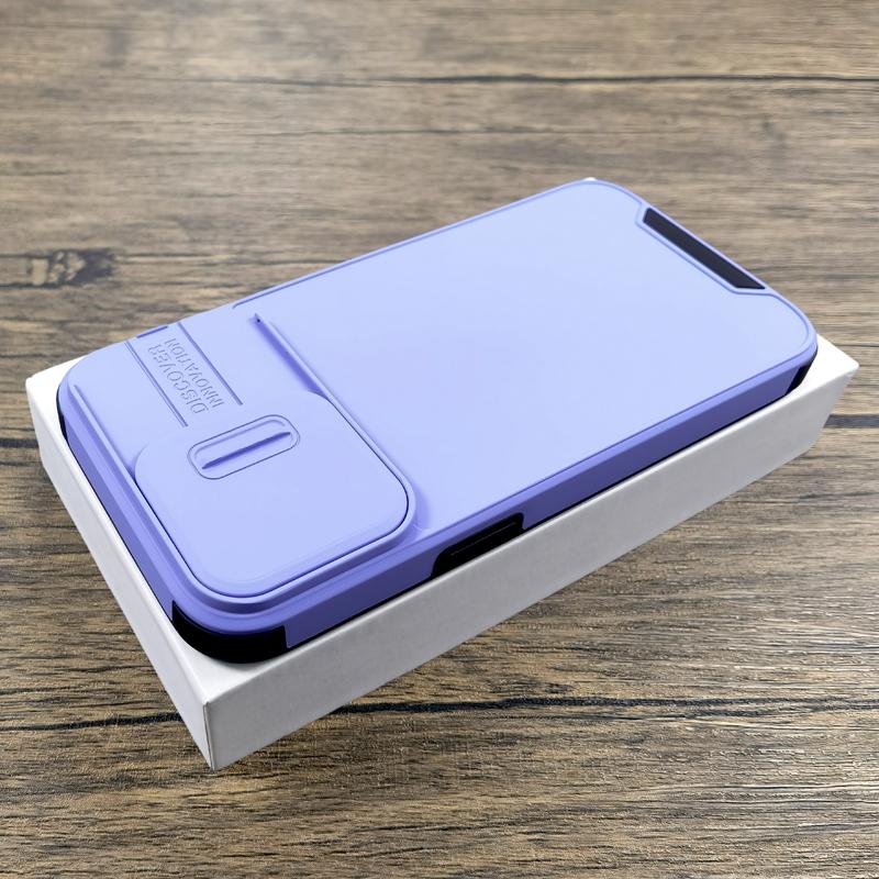 Luxury Slide Camera Cap Cover Case For 17 16 15 14 13 12 11 Pro Max Air 17Pro IPhone16 IPhone15 IPhone14 IPhone13 ProMax