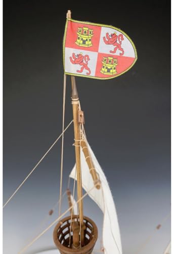 Woody Joe 1/50 Santa Maria Wooden Model Assembly Kit (Ship)