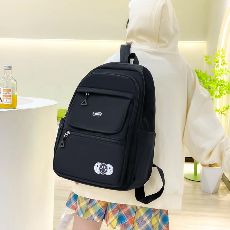 Four-Piece Backpack Set Junior High School Student Schoolbag Women Campus Backpack Large Capacity Backpack
