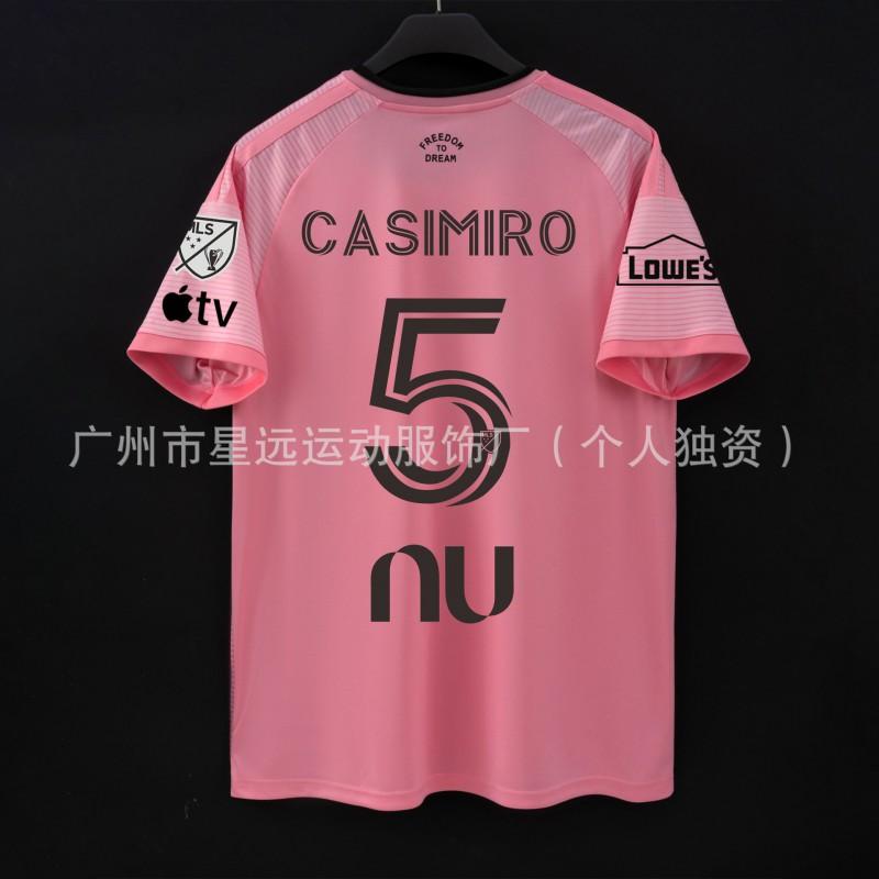 Miami International 2026-27 Home Away White Soccer Jersey No.10 Messi Fan Version Short Sleeve Football Shirt Men Women