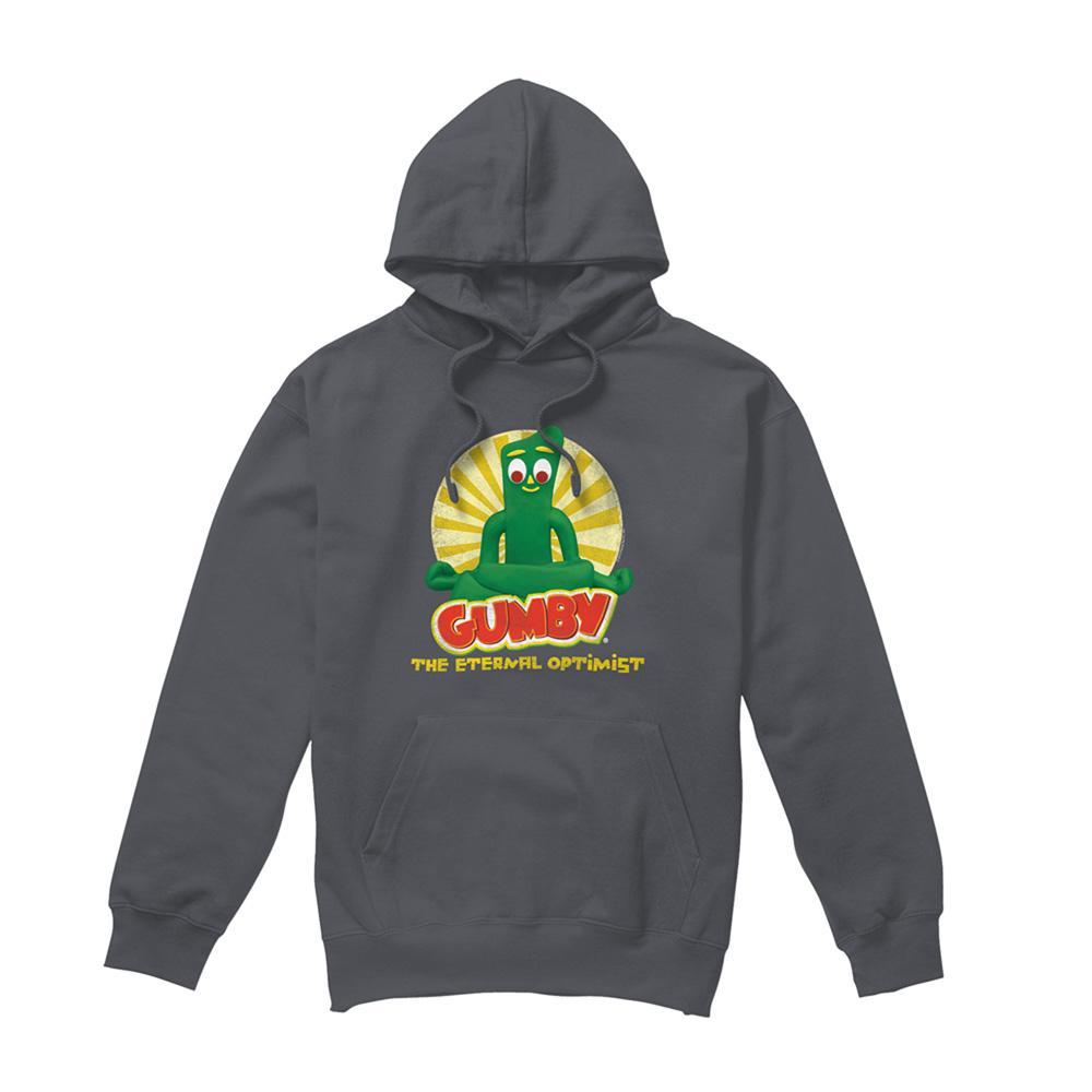 Gumby Unisex Adult The Eternal Optimist Heather Hoodie
