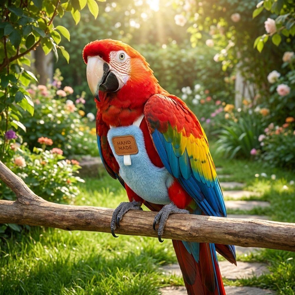 Warm Plush Bird Diaper Adjustable Bird Urine Pants Washable Parrot Poop Bag  Outdoor