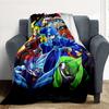 1PC Mega Man, Robotics Outdoor Blanket Lightweight Flannel, Soft & Warm, All-Season Use for Sofa, Outdoor, Camping, Living Room, Office19