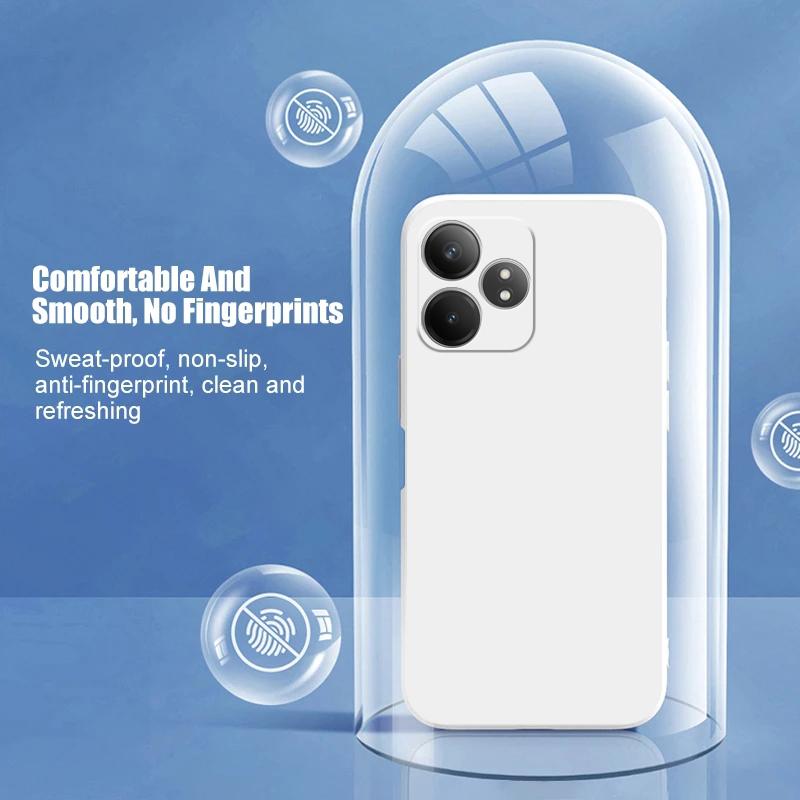 Liquid Silicone Case For Realme GT NEO 6 NEO6 SE GT6 GT6T 6T Liquid Silicone Case Global Version Full Body Camera Protect Case Cover Silicon