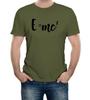 E=MC Squared Einstein Equation Mens T-Shirt Science Space Science Maths Galaxy