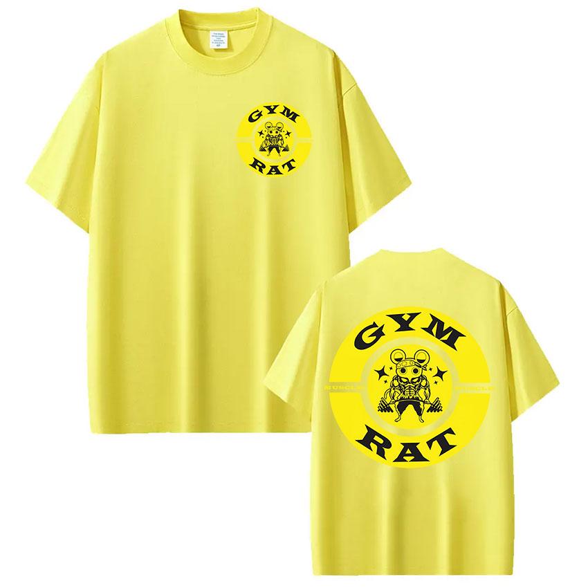 Anime Demon Slayer Uzui Tengen T Shirts Funny Ninja Muscular Mouse Cute Style T-shirt Fashion Oversized Cotton Short Sleeve Tees