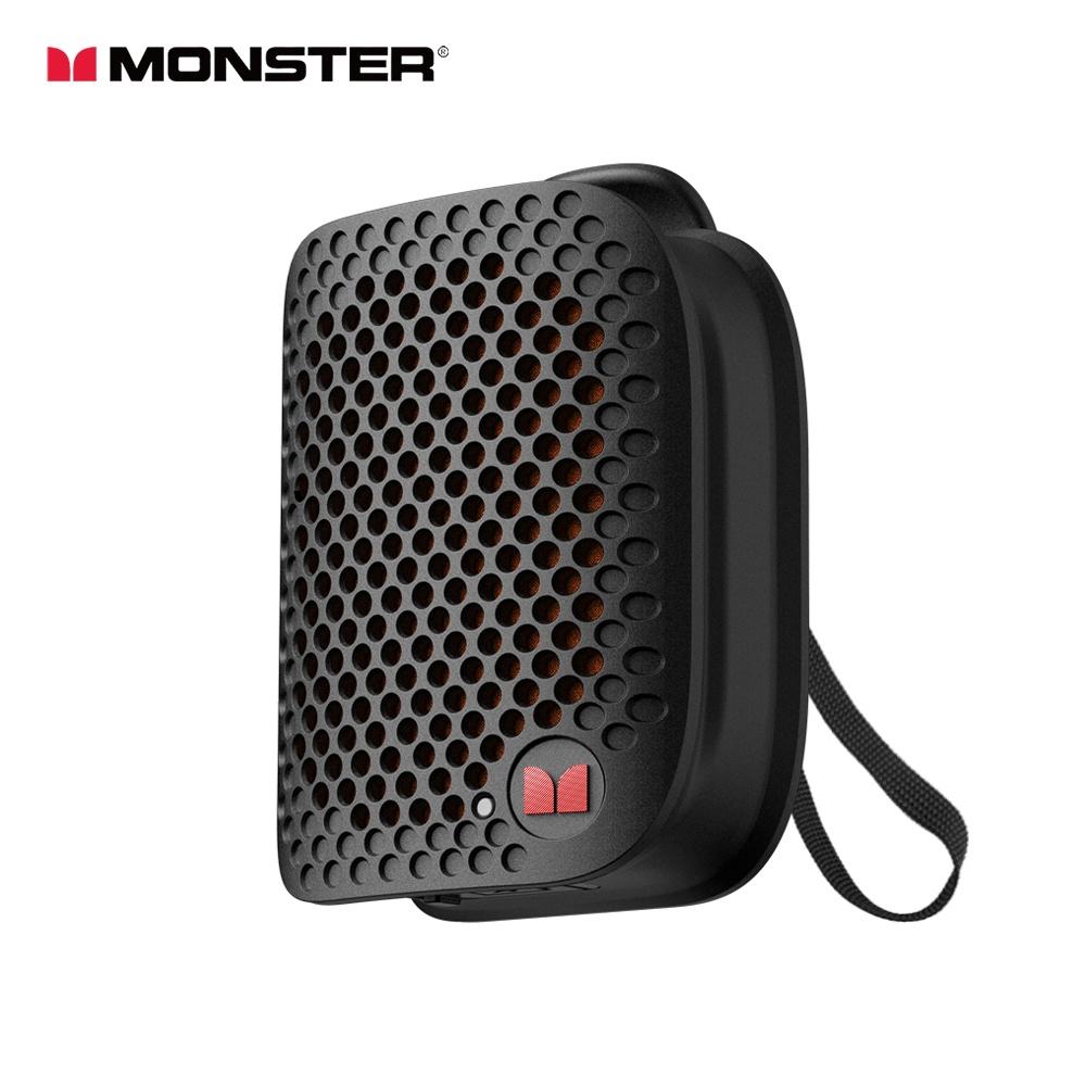 Monster M3 Magnetic Clip-On Mini BT V5.4 Portable Outdoor Sport Wearable Wireless Bluetooth Speakers With Bass Mic