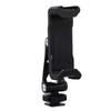 Camera Phone Support with Dual Cold Shoe Mount 360 Degree Adjustable Universal Metal Phone Clamp Tripod Mount Adapter