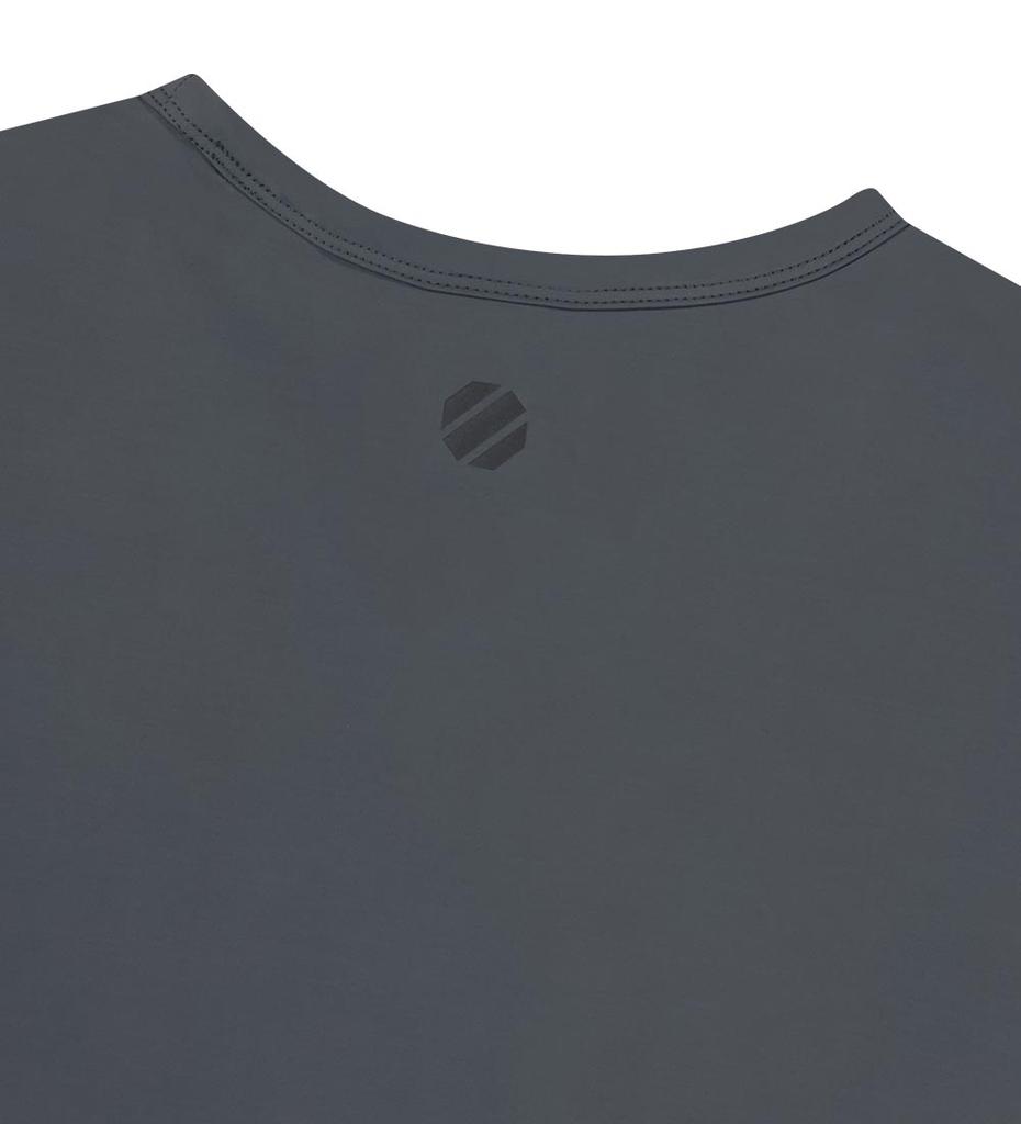 UFC SPORT Ufc Tensione Grande Logo Vestibilità Muscolosa Manica Corta T-shirt Grigio Definitivo U4Ssv2106Ug