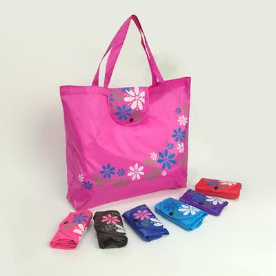 Faltbare Tragetasche Einkaufstasche Damen Herren Lässig Öko Wiederverwendbar Einkaufen Blume Knopf Beuteltasche Reise Solide Handtasche Shopper-Taschen