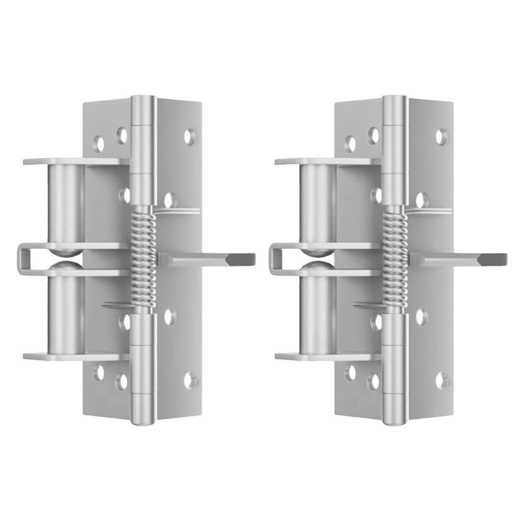 2Pcs 90 Degree Positioning Hinge Buffer Rebound Device Automatic Door Closing Device Spring Position Hinge Door Closer