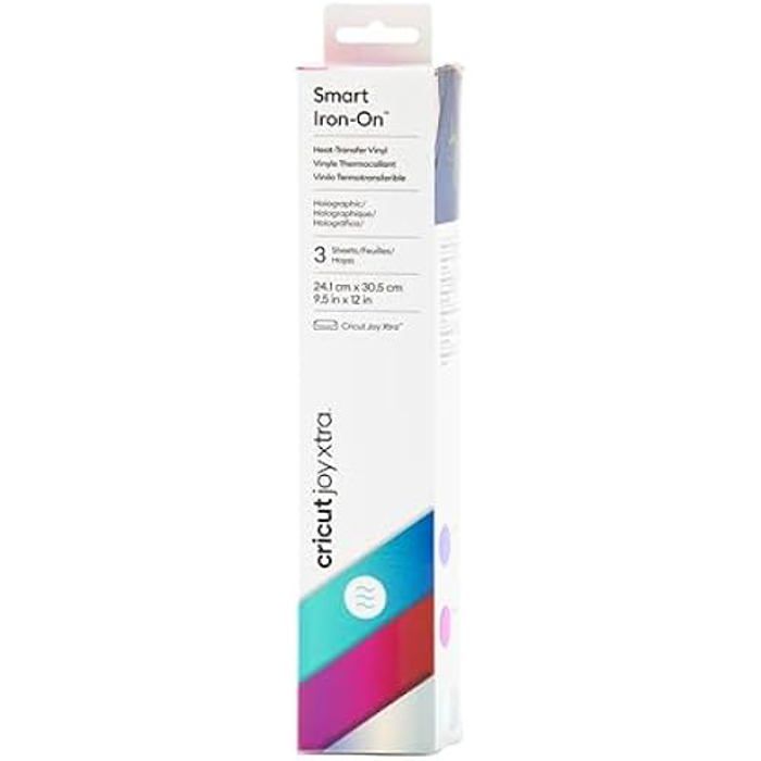 Feuilles de transfert - CRICUT - Joy Xtra - Holographique - 24,1 cm x 30,5 cm - 3 unités