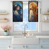 Goddess Sun Moon Printed Curtain Home Decor Window Treatment Bedroom Kitchen Living Room Curtains Made Of Polyester With Rod Pocket Sitting