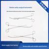 Gynecological Uterine Clamping Forceps - Stainless Steel Surgical Instruments.