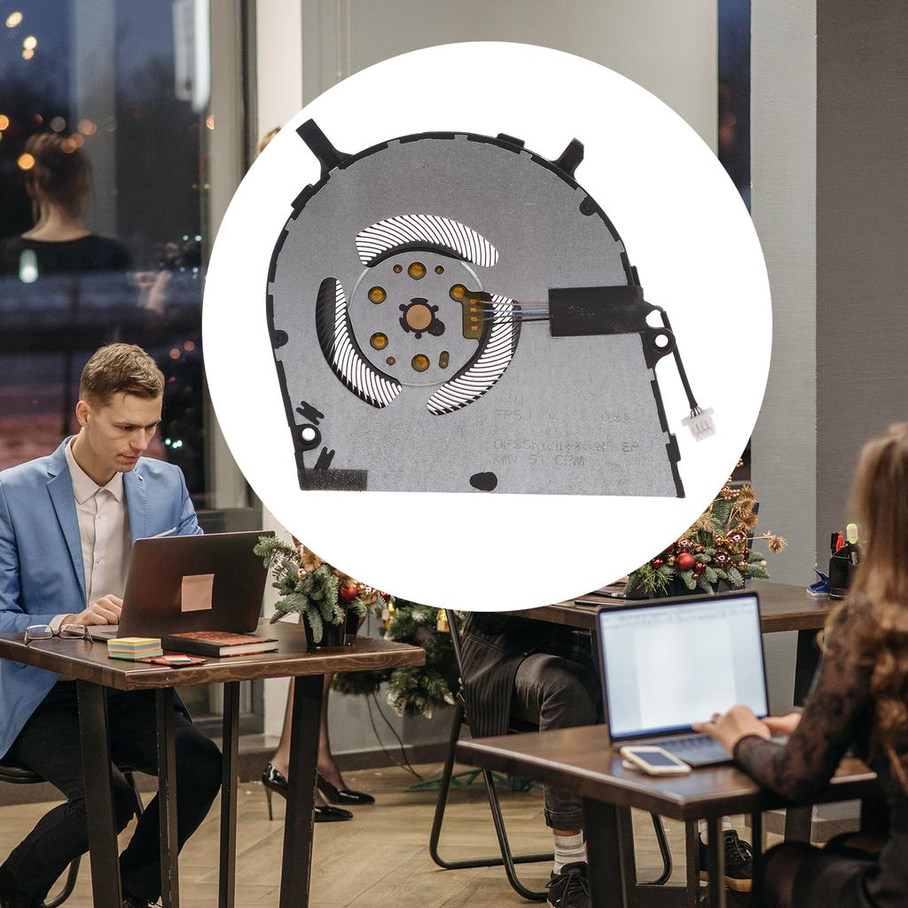 Original New CPU Cooling Fan DC5V 0.5A 4Pin Heatsink For Inspiron 7425 2-in-1 DFS5K12114464K