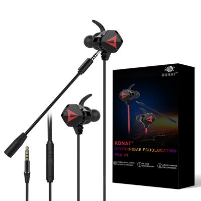 Herní sluchátka Pro V7 s mikrofonem pro hry Kabelová herní sluchátka Sluchátka PS5 Binaurální prostorový černý Nintendo Switch Domácí práce Práce na dálku