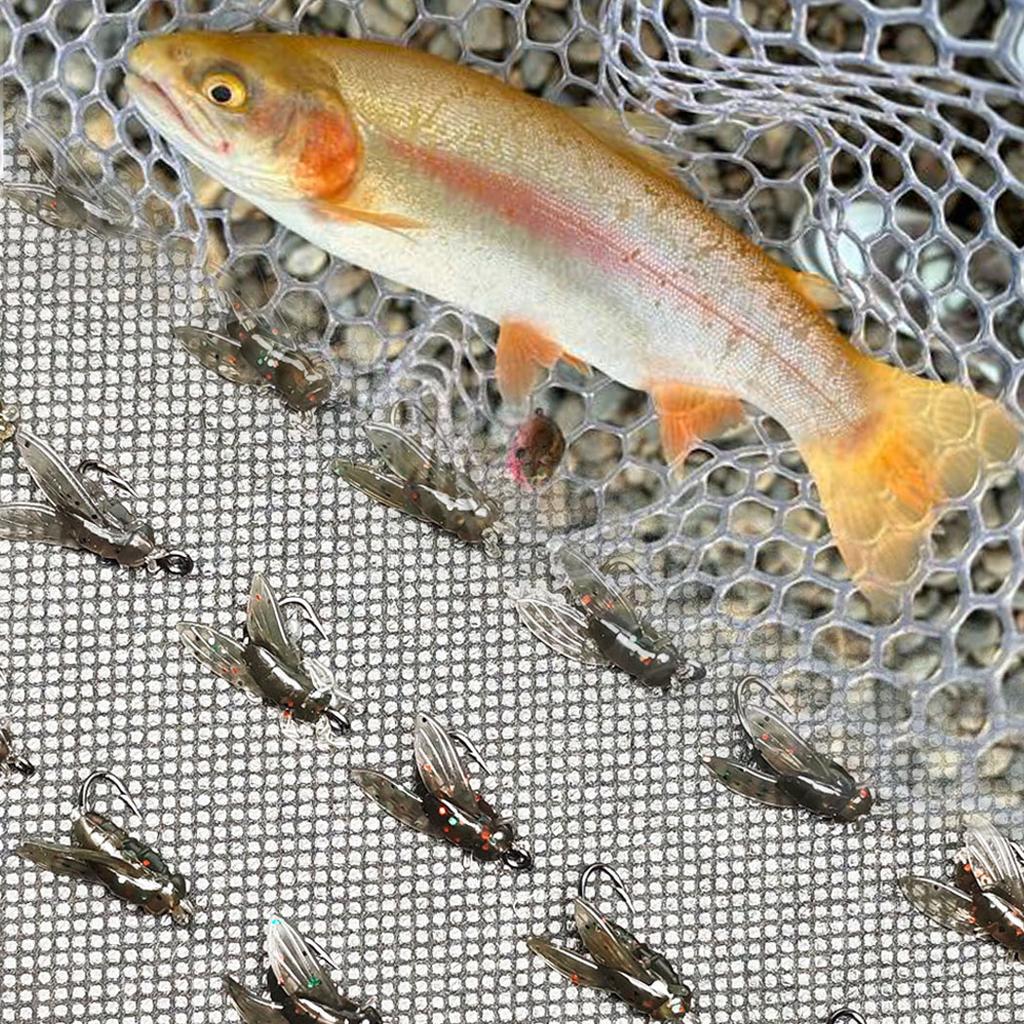 Fly Fishing Flies 18Pcs-2 Boxs Bundle 3 Different Styles Wet Flies Bait for Catching Fish Like Trout/Bass Etc In Fresh Water
