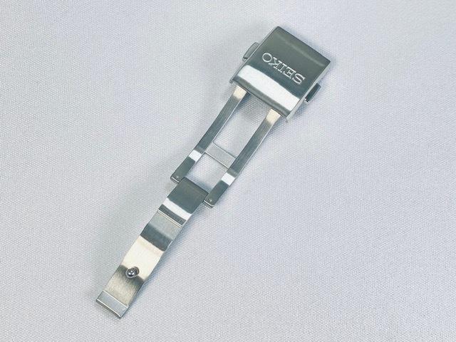 SEIKO Mechanical Watch Buckle 18mm and via D385AG-BK00 (for SARB007/ 6R15-00A0 others) (Ships Nekoposu)