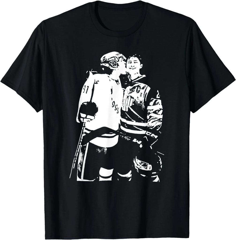 Ilya Rozanov Shane Hollander Hockey Amore Orgoglio Monocromatico 100% Cotone Maglietta Uomo Top