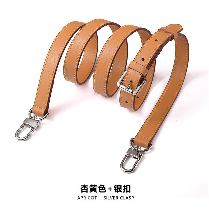 New Plain‑Textured Leather Wide Bag Strap Adjustable Replacement Shoulder Crossbody Belt Detachable Single Purchase Handbag Accessory