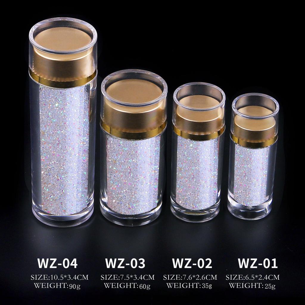 Nail Art Jewelry Elf Beads, Glass Beads Mixed Diamonds, Transparent Beads Micro-Diamonds, Bottled Direct Sales