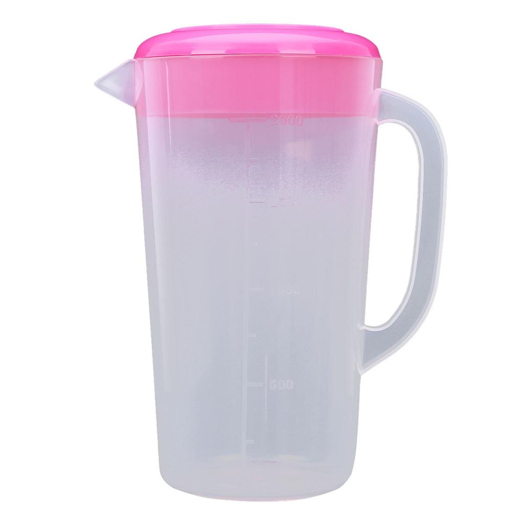 1500/2000/2500ml Waterkan Plastic Maatkan Waterketelkan met Deksel Handvat