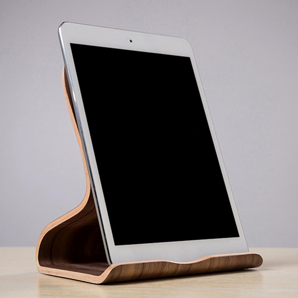 Neuankömmling SAMDI Holz Universal Tablet PC Telefon Ständer Halter Halterung für iPad
