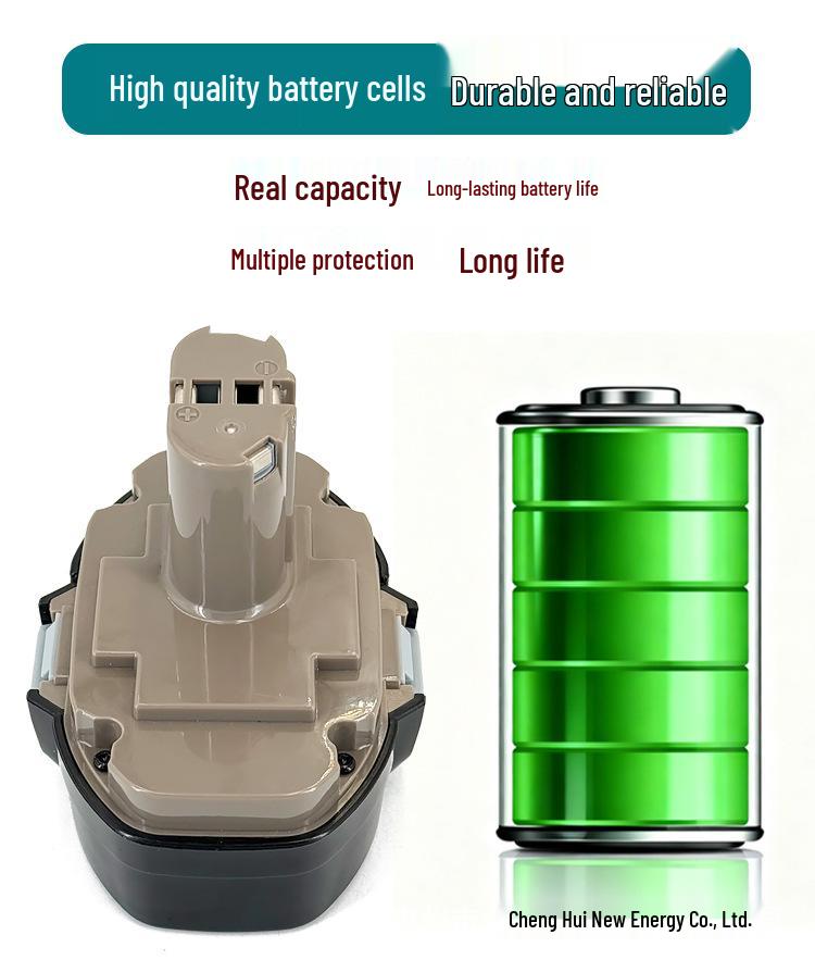 Compatible with Makita 18V Batteries: Replaces Makita 18V 3.0Ah Ni-Cd Batteries 1822, 1823, 1834.