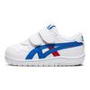 Asics Japan S Velcro Casual Low-Top Skate Shoes Baby Sneakers White Blue 1194A082-139