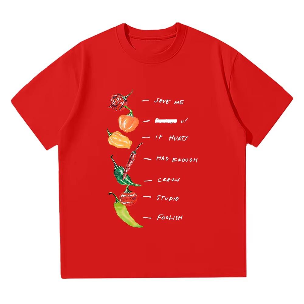 Season Tee Women Men Unisex Tops Summer Creative Funnny Short Sleeve High Quality Cotton T-shirt Autumn and Winter Innerwear