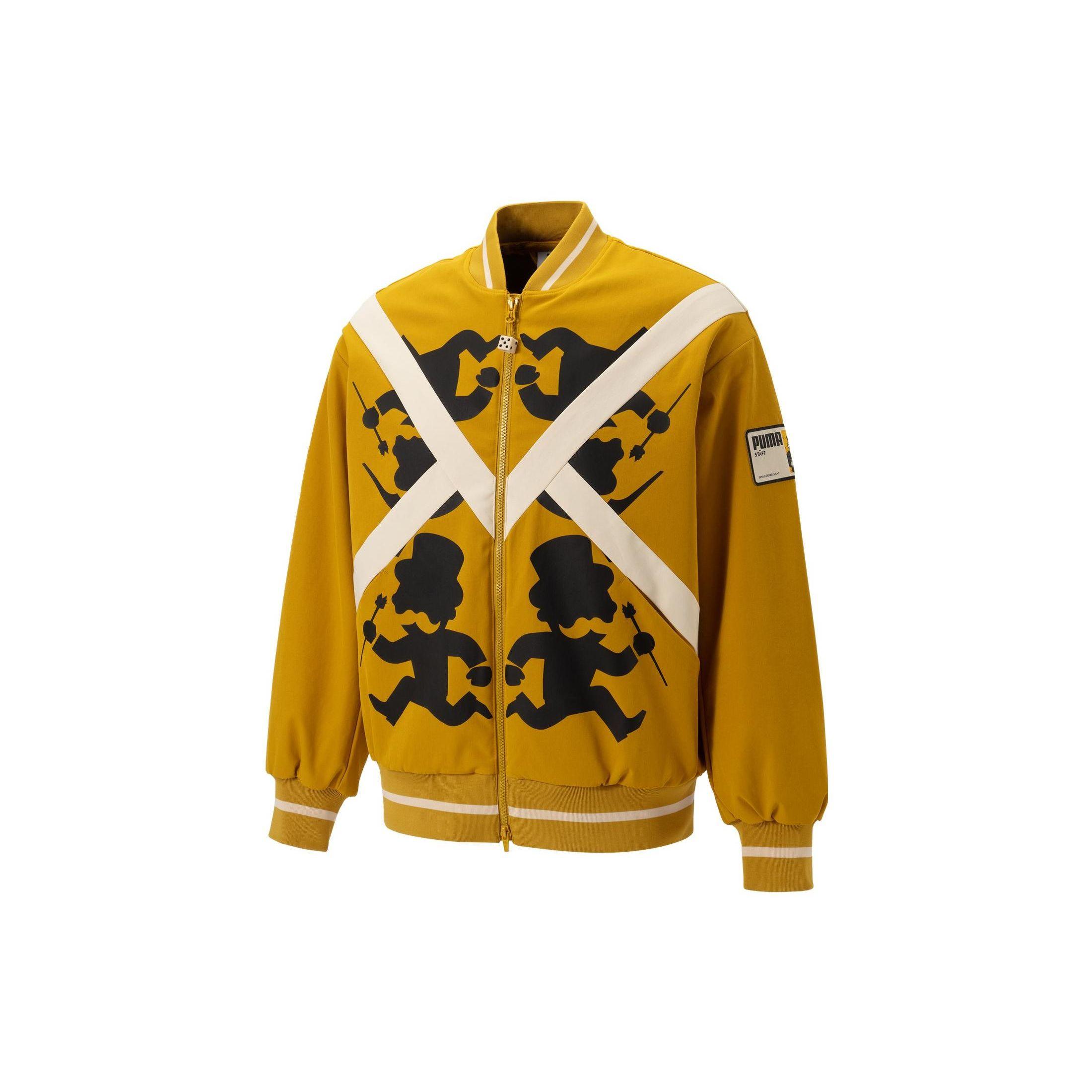 PUMA x STAFFONLY x MONOPOLY Varsity Jacket Yellow 539893-84 M