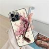 Cherry Blossom Tree Phone Case For Iphone 17 Air 16 15 Pro Max 14 Plus 16E Coque 13 Pro 12 Mini 11 Clear Cover Silicone Cute She