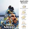 Messi Customize Text Blanket Gift Personalized Blanket Comfortable Throw For Sofa Bedding Living Room Chair Four Seasons Multipurpose