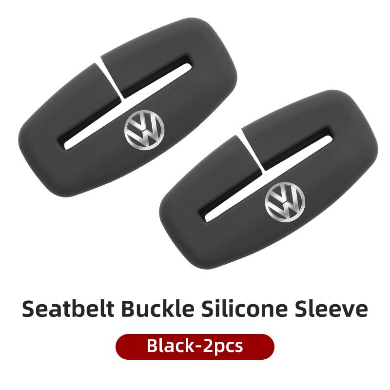 Car Seatbelt Buckle Cover Silicone Anti-scratch Protector Safety Belt Buckle Guard For VW Scirocco Jetta Beetle Golf Polo Touran 46YHS