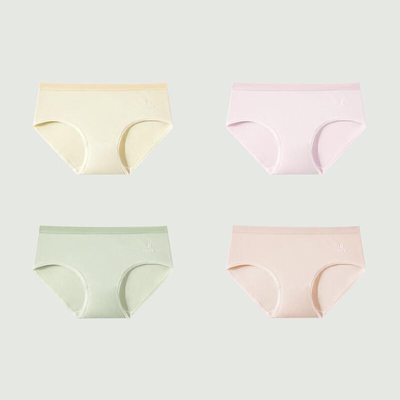 FENTENGCARE Women's 7A Antibacterial Cotton Crotch Panties (4-Pack)