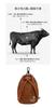 Whatna Natural Thick Cowhide Leather Coin Purse for Men and Drawstring Mini Sacoche Carabiner Belt Mini Waist Genuine Fits Earphone Storage Case with