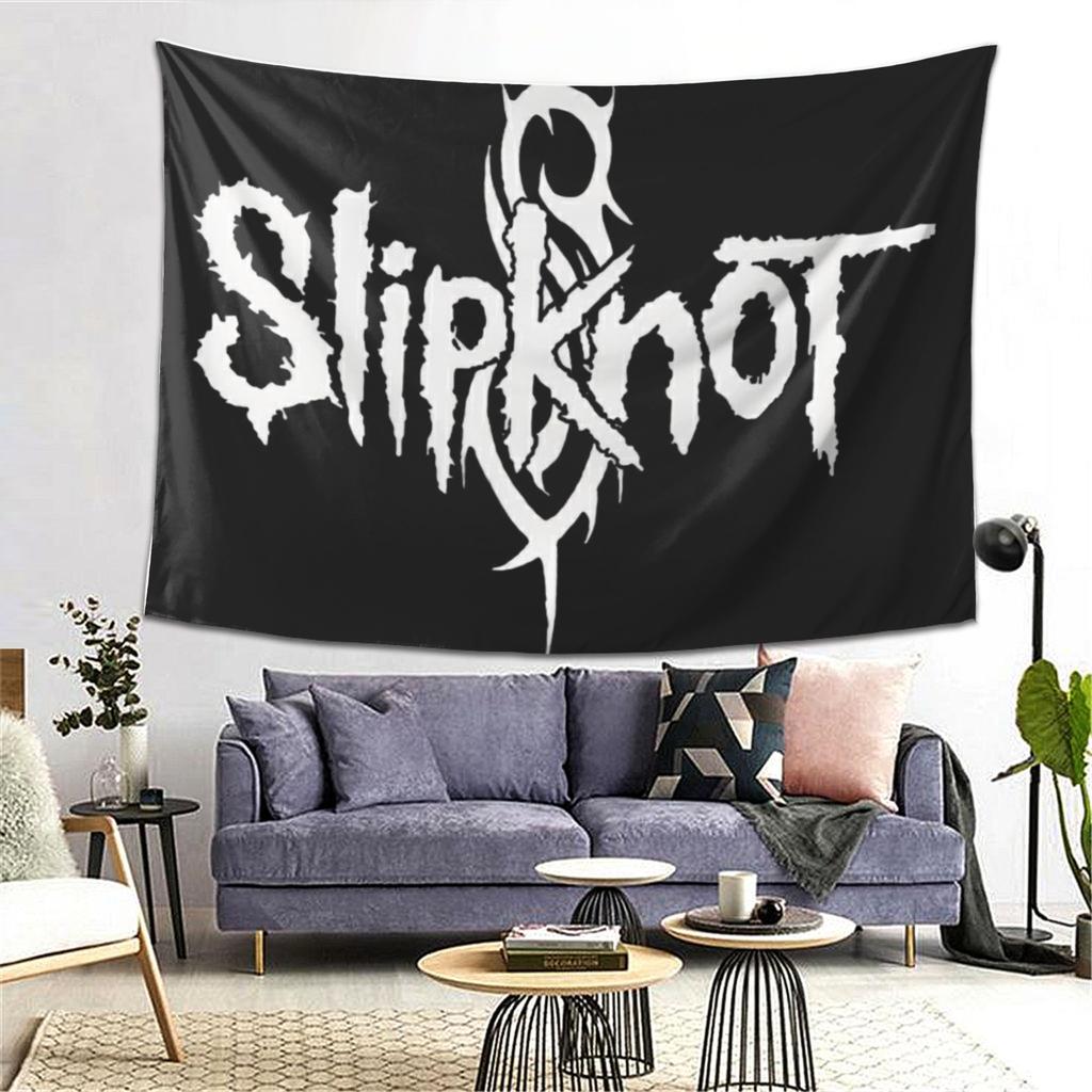 Slipknot Logo Tapestry - Modern Wall Art for Home Styling, Perfect for Living Rooms and Bedrooms, Unique Design