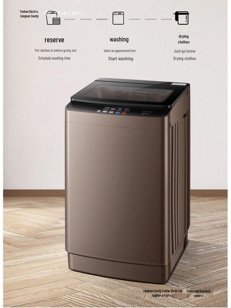 Best Seller: 8KG Fully Automatic Pulsator Washing Machine with Dryer - Ideal for Small Spaces