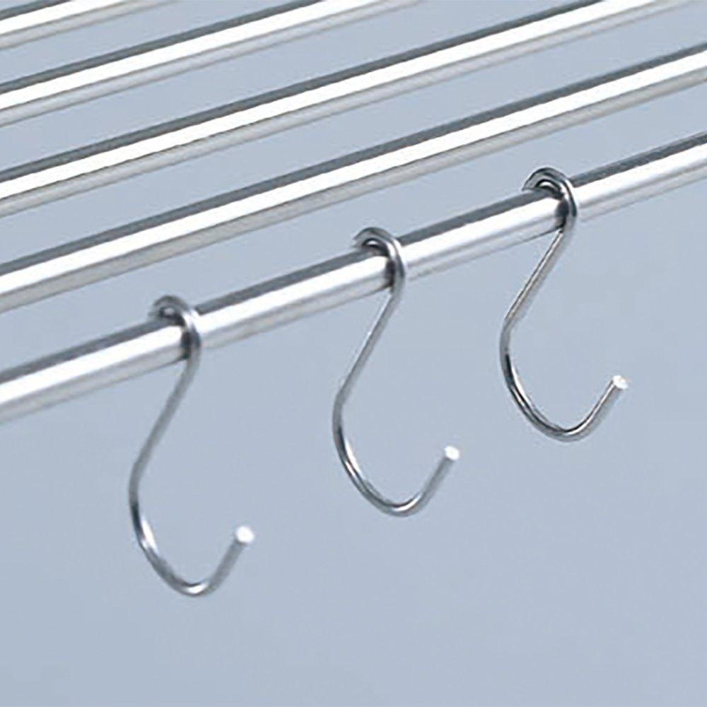 Takubo Industries Extendable Shelf, 2 Tiers, Width 52-91cm, Value Set PP2-90LK