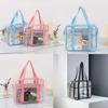 Large Capacity Makeup Storage Bag Zipper Bag Waterproof Toiletries Organizer PVC Casual Stationery Organizer Pouch