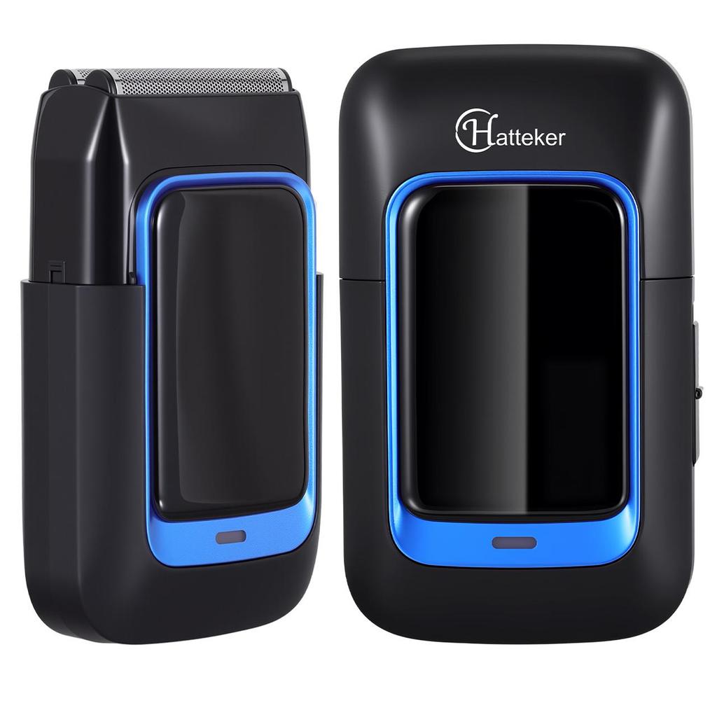 Hatteker Shaver for Men Dual-Head Beard Shaver Razor Reciprocating Ultra Shaving Machine Smooth Clean Shave & Skin Whitening